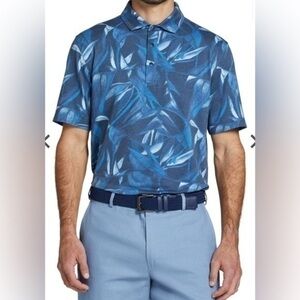 Men’s New Walter Hagen Men's Clubhouse Airbrush Print Golf Polo size